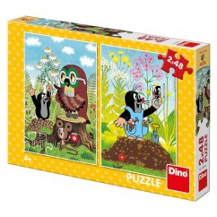 DINO Puzzle 2 x 48 piezas