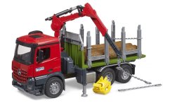 Bruder 3669 MB Arocs - faszállító hidraulikus karral