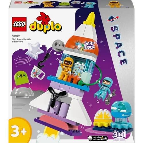 LEGO® DUPLO (10422) Vesmírne dobrodružstvo raketoplánu 3 v 1