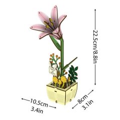 2Kids Toys Dřevěná skládačka Lilie