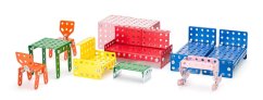 Merkur - Doplnky do domčeka pre bábiky - nábytok, 219 ks