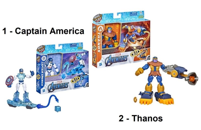Avengers Bend And Flex figurky mise