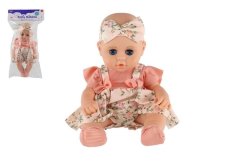 Păpușă bebeluș din plastic care clipește 30cm
