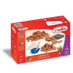 Teifoc Set de cărămizi II. 100 bucăți în cutie 29x18x8cm