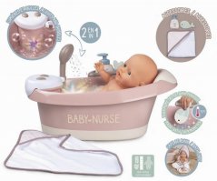 Baby Nurse Cada de baie pentru păpuși cu accesorii, electronice