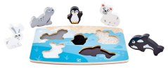 Hape Puzzle Board - Animaux polaires