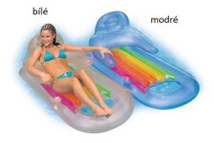 Șezlong gonflabil Intex cu spătar 160 x 85 cm