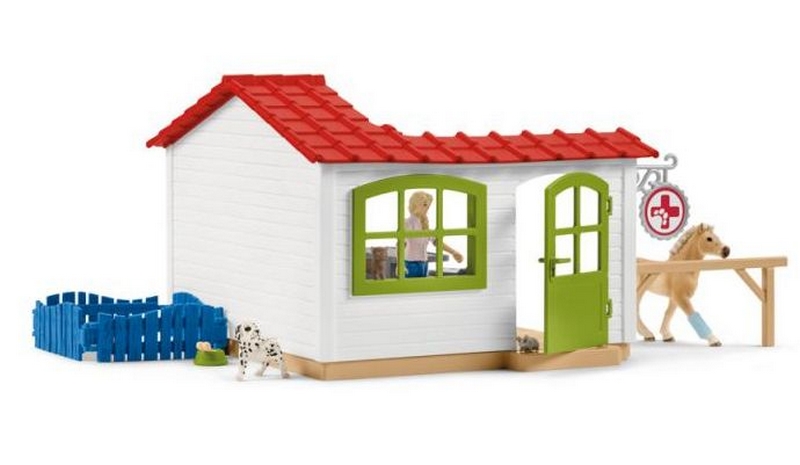 Schleich 42502 Veterinární ordinace pro domácí zvířata