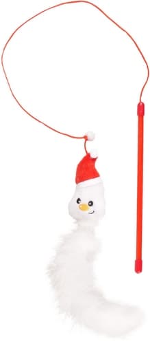 Flamingo Vánoční hračka pro kočky sněhulák/santa/sob