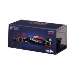 Bburago-RACE Formula F1 în cutie decorativă, Oracle Red Bull Racing RB20 (2024), #1 Verstappen, 1:43
