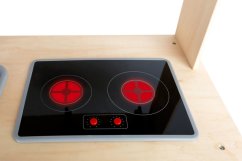 Jeu de cuisine moderne en bois pour petits pieds