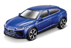 Bburago - STREET FIRE, Kamion s návěsem Multicar Carrier Scania 770S + Lamborghini Urus, 1:43