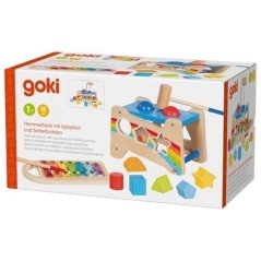 Goki 3 az 1-ben kalapács és behelyező xilofonnal