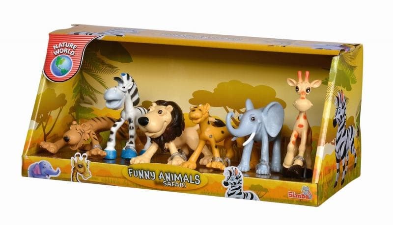 Animales de safari felices
