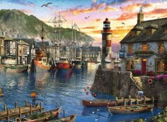Răsărit de soare în port 500 bucăți