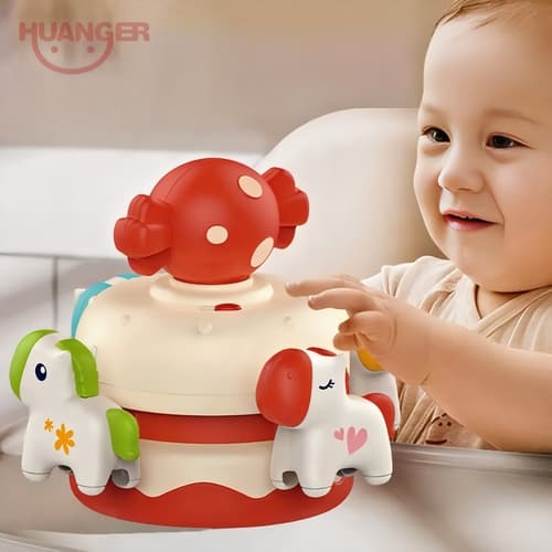 Hudební kolotoč červený