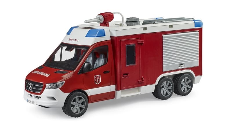 Bruder 2680 Camion de pompieri MB Sprinter cu modul de lumini și sunet