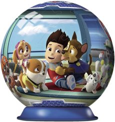 Ravensburger Tlapková Patrola puzzleball 3D, 72 dielikov