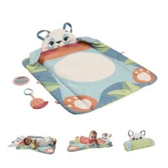 FP JOUANT À LA COUVERTURE AVEC UN PANDA JOUFFLU