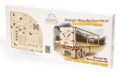 Ugears 3D Wooden Mechanical Puzzle Heavy Boy Tractor Trailer