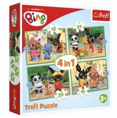 Puzzle 4in1 Bing's Happy Day 28,5 x 20,5 cm