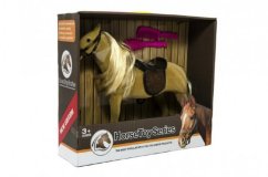 Cheval grand avec accessoires renard 38cm dans boîte