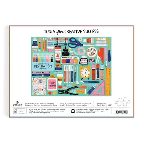 Galison Puzzle Eszközök kreatív alkotáshoz 1000 darab