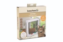Drzwiczki dla kota Beeztees MUZE białe 23,5×25,2cm