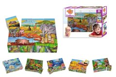 Dřevěné obrázkové kostky