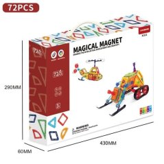 Magnetická stavebnice Vrtulník 72 ks