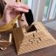 EscapeWelt Puzzle din lemn piramidă