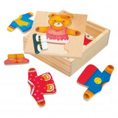 Puzzle - šatní skříň - medvědice