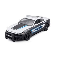 Maisto - 2015 Ford Mustang GT, černo-bílá, 1:18