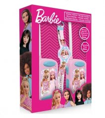 Rádio a hodinky Barbie