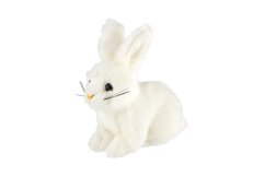 Králík plyš 15cm bílý