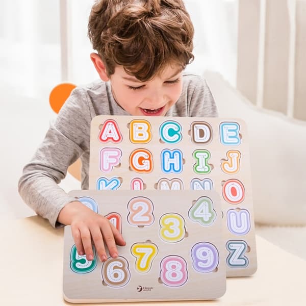 Classic World Vkládací puzzle abeceda