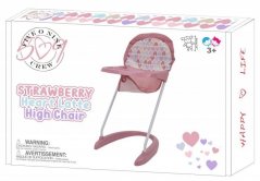 Vysoká židle pro panenky - Srdce