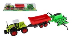 Traktor emelővel és kapukkal 55cm lendkerékkel