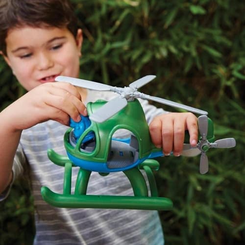 Green Toys Helicóptero Azul