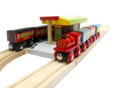 Bigjigs Rail Stazione ferroviaria rurale