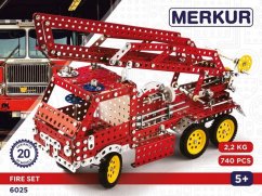 Juego de bomberos Merkur 6025, 740 piezas