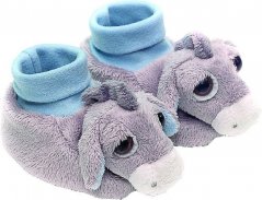 LIL Peepers donkey baby PABLO booties blue (0-8 miesięcy) Suki Gifts