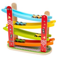 Bigjigs Toys Fa autóversenyző pálya