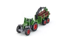 SIKU Blister 1645 - Tractor cu remorcă pentru bușteni
