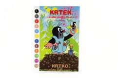 Pagina de colorat Mole paint by numbers A5