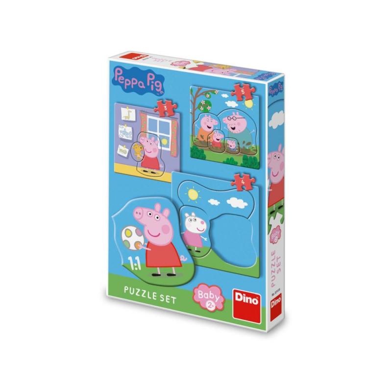 PEPPA PIG - FAMILIA 3-5 baby Puzzle set