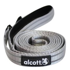 Alcott Reflexní vodítko pro psy šedé velikost M