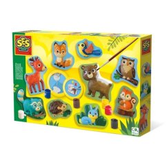 Moulage et peinture - animaux de la forêt