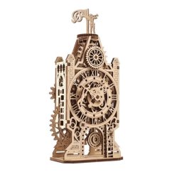 Ugears Casse-tête mécanique en bois 3D Tour d'horloge
