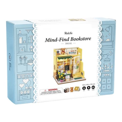 RoboTime Casa en Miniatura Librería del Oso